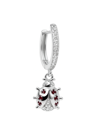 Моно серьга RF Ear Party Белое золото