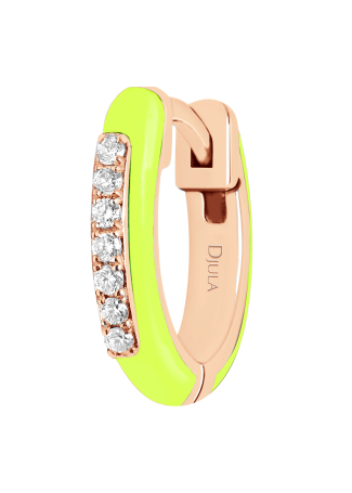 Моно серьга Djula Marbella Розовое золото