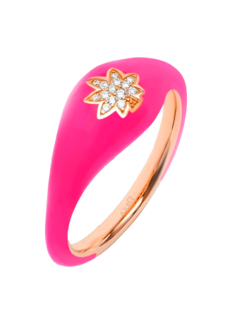 Кольцо Djula Jungle Розовое золото