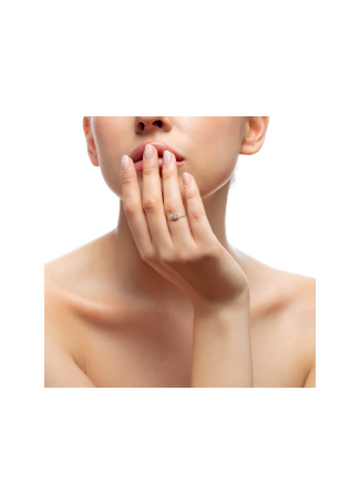 Кольцо Djula Magic touch Розовое золото