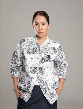 Бомбер Zardozi Denim Zodiac