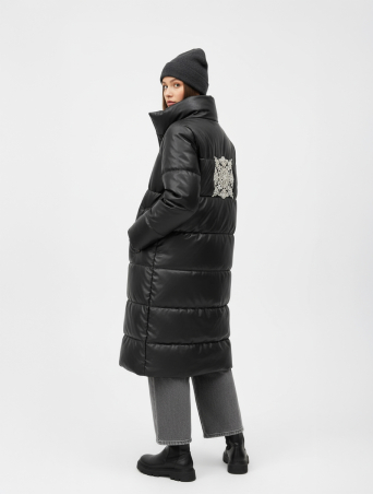 Пальто Zardozi Casual Экокожа