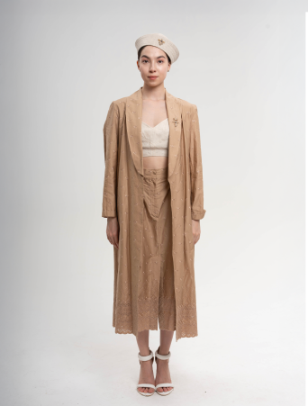 Тренч Zardozi Spring/Summer 2023 Лен