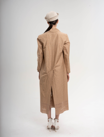 Тренч Zardozi Spring/Summer 2023 Лен