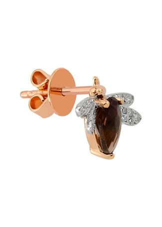 Моно серьга Bee Goddess Bee Розовое золото
