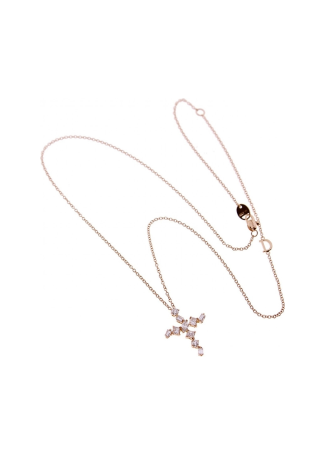 Колье Damiani Fantasy Cut Розовое золото