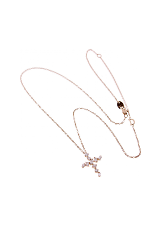 Колье Damiani Fantasy Cut Розовое золото