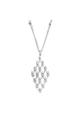 Колье Damiani Fantasy Cut Белое золото