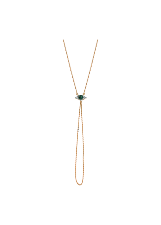 Браслет-Кольцо Bee Goddess Eye Light Розовое золото