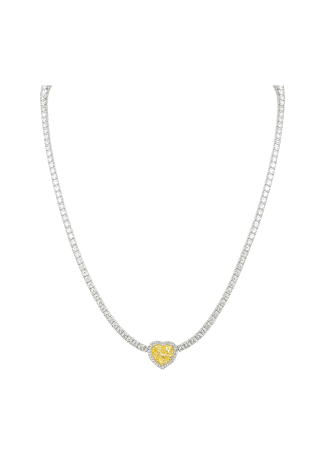 Колье Crivelli Solitaire crv Белое золото