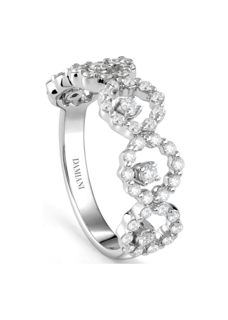 Кольцо Damiani Juliette Белое золото