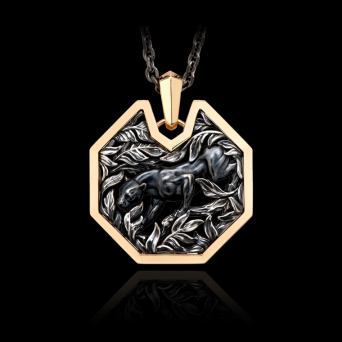 Колье CarreraYCarrera Bestiario Желтое золото