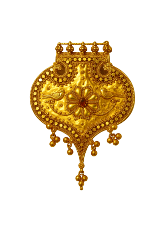 Брошь Ravi Ravi Желтое золото