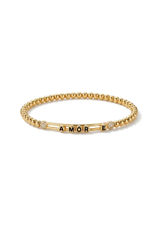 Браслет PremiumGem Solitaire PG Желтое золото