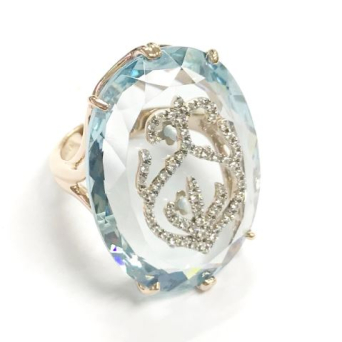 Кольцо Casato Aphrodite Розовое золото