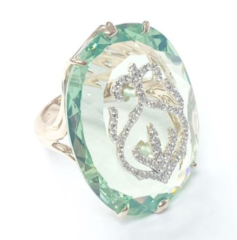 Кольцо Casato Aphrodite Розовое золото