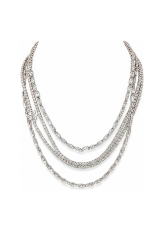 Колье StefanHafner Aristocratica top line Белое золото