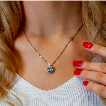 Колье Damiani Minou Белое золото