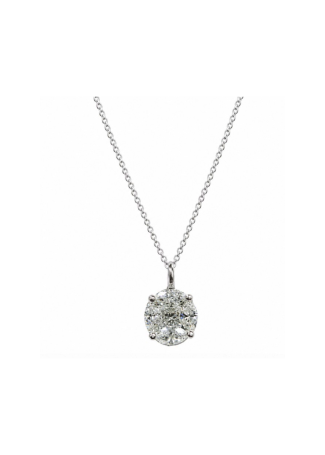 Колье Crivelli Solitaire crv Белое золото