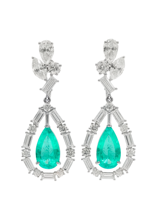 Серьги Crivelli Classic CRV Белое золото