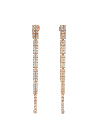 Серьги Crivelli Design Розовое золото