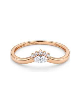 Кольцо Aspire Base Розовое золото