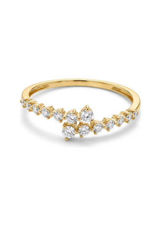 Кольцо Aspire Base Желтое золото