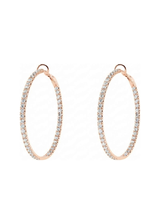 Серьги Crivelli Hoop crv Розовое золото