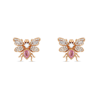 Серьги BeeGoddess Bee Розовое золото