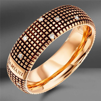 Кольцо Damiani Metropolitan Розовое золото