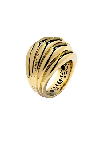 Кольцо Damiani Spicchi luna Желтое золото