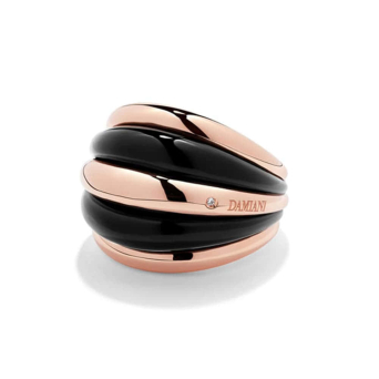 Кольцо Damiani Spicchi luna Розовое золото