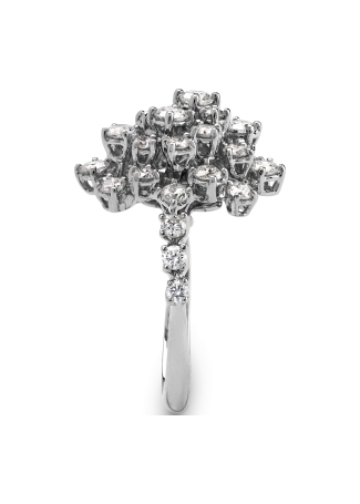 Кольцо Damiani Mimosa Белое золото