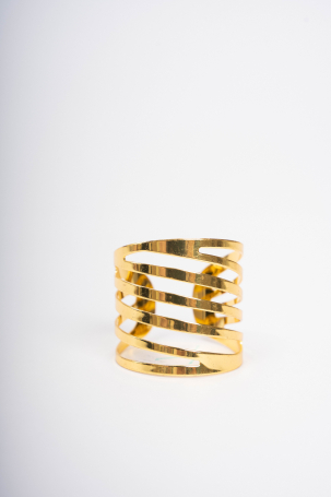 Zardozi Home Кольца к салфеткам ZardoziHome Basic Золото,серебро One Size