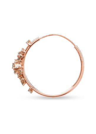 Серьги Damiani Mimosa Flexi Розовое золото