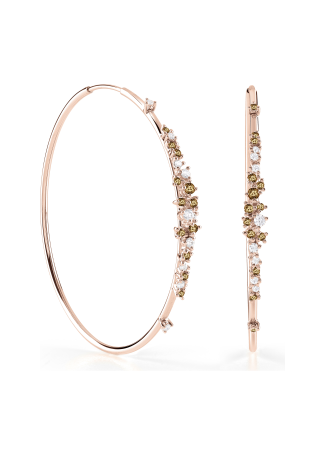 Серьги Damiani Mimosa Flexi Розовое золото