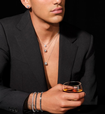 Damiani Belle Epoque Reel білегіңіз ақ алтын