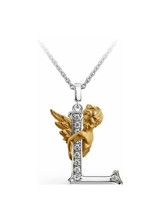 Колье CarreraYCarrera My Angel Белое/желтое золото