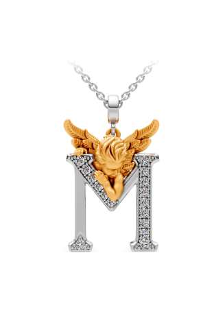 Алқа CarreraYCarrera My Angel Ақ/сары алтын