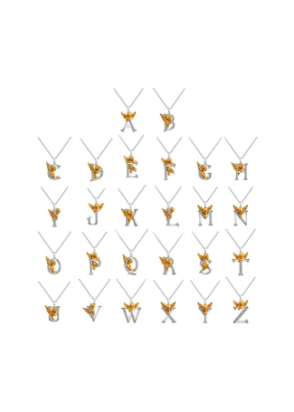 Колье CarreraYCarrera My Angel Белое/желтое золото