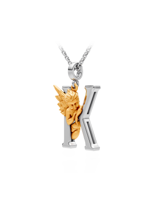 Колье CarreraYCarrera My Angel Белое/желтое золото