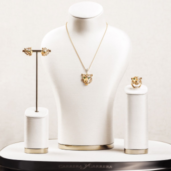 Серьги CarreraYCarrera Irbis Желтое золото