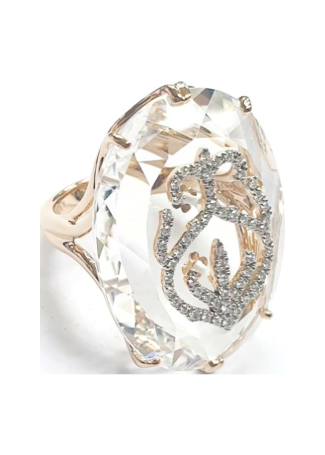 Кольцо Casato Aphrodite Розовое золото