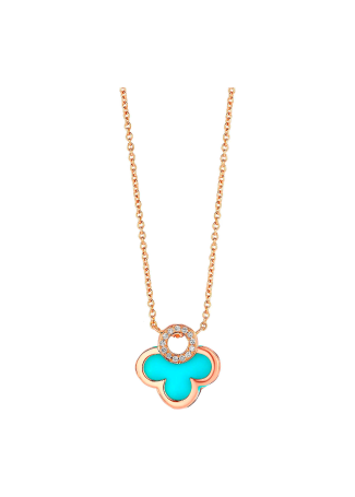 Колье Tirisi Seoul Flower Розовое золото