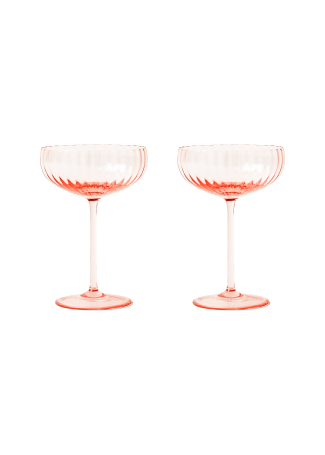 Venini Фужер Venini Bollicine Муранское стекло Розовый