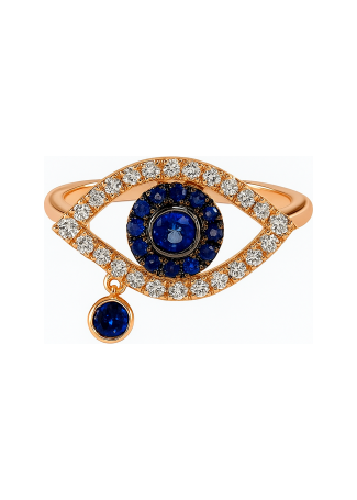 Кольцо Crivelli Classic CRV Розовое золото