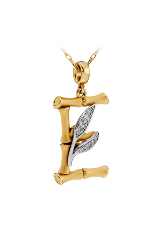 Колье CarreraYCarrera Bambu Белое/желтое золото