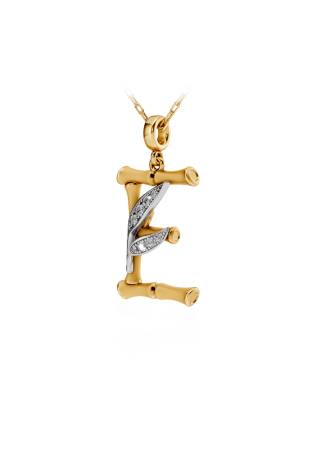 Колье CarreraYCarrera Bambu Белое/желтое золото