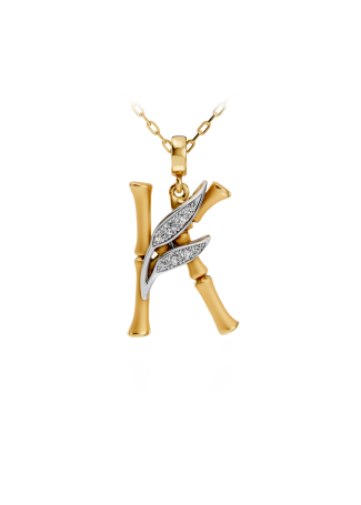 Колье CarreraYCarrera Bambu Белое/желтое золото