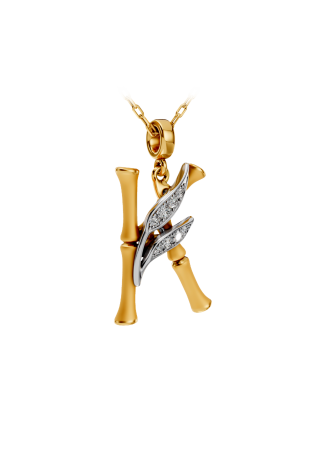 Колье CarreraYCarrera Bambu Белое/желтое золото